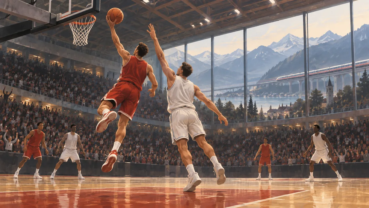 Match de basket à Masnago