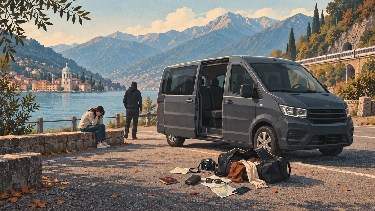 Como, tourists robbed and assaulted in the van: 21-year-old arrested