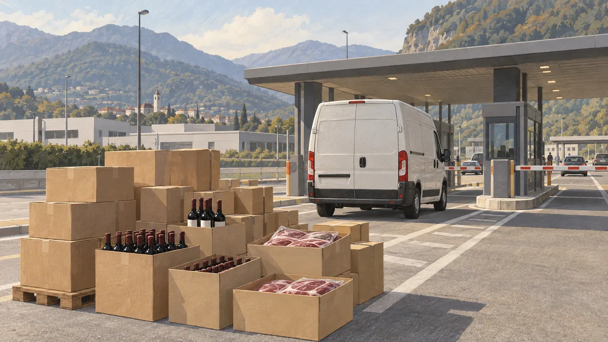 Vacallo e Stabio: multe per carne e vino