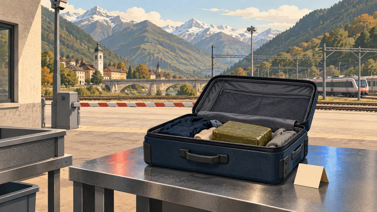 Domodossola: arrest for a kilo of hashish in luggage