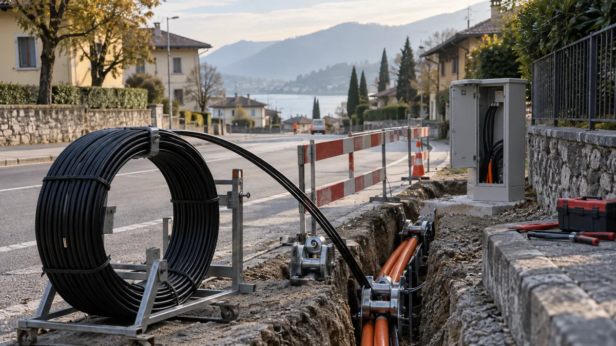 Glasfaserarbeiten: 145 Gemeinden Como fertig, 27,9 Mio €