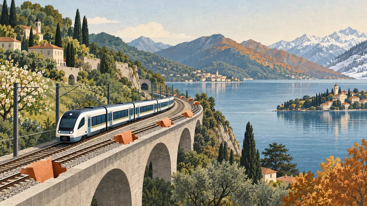 Como-Switzerland trains: 4 weekends of closures in 2026