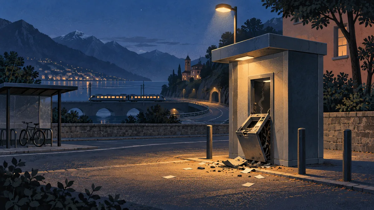 ATM blown up: overnight heist at Bper in Gallarate