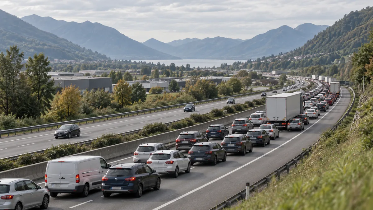 Unfall auf der A8 zwischen Castellanza und Busto: langer Stau