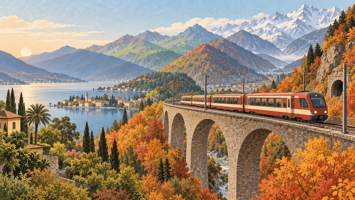 Foliage Train: Locarno-Domodossola from October 10