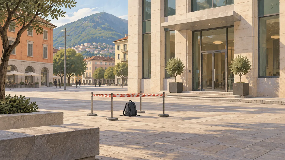 Verdächtiger Rucksack in Chiasso: Fehlalarm