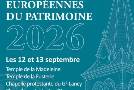 Journées européennes du patrimoine à l'Église protestante de Genève