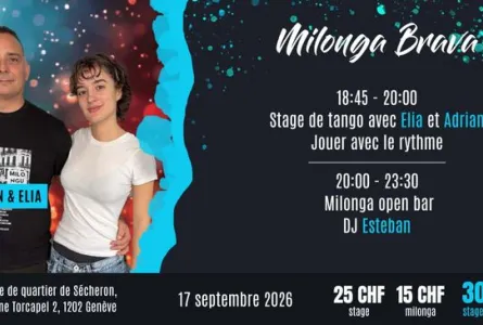 Milonga Brava avec Adrian et Elia