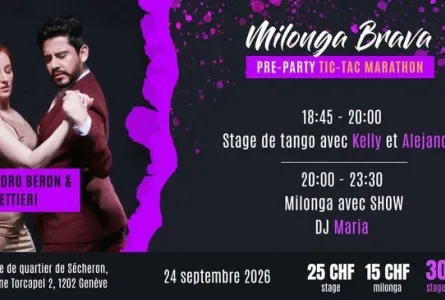 Milonga Brava avec Alejandro Berón & Kelly Lettieri