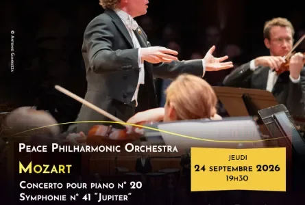 Peace Philharmonic & Nikolay Khozyainov interprètent Mozart : Concerto pour piano n° 20 et Symphonie n° 41 « Jupiter »