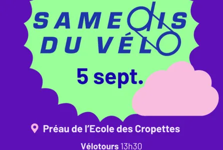 Samedi du Vélo du 5 septembre