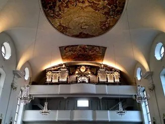 Orgelfeuerwerk an der Goll-Orgel der Pfarrkirche Beckenried