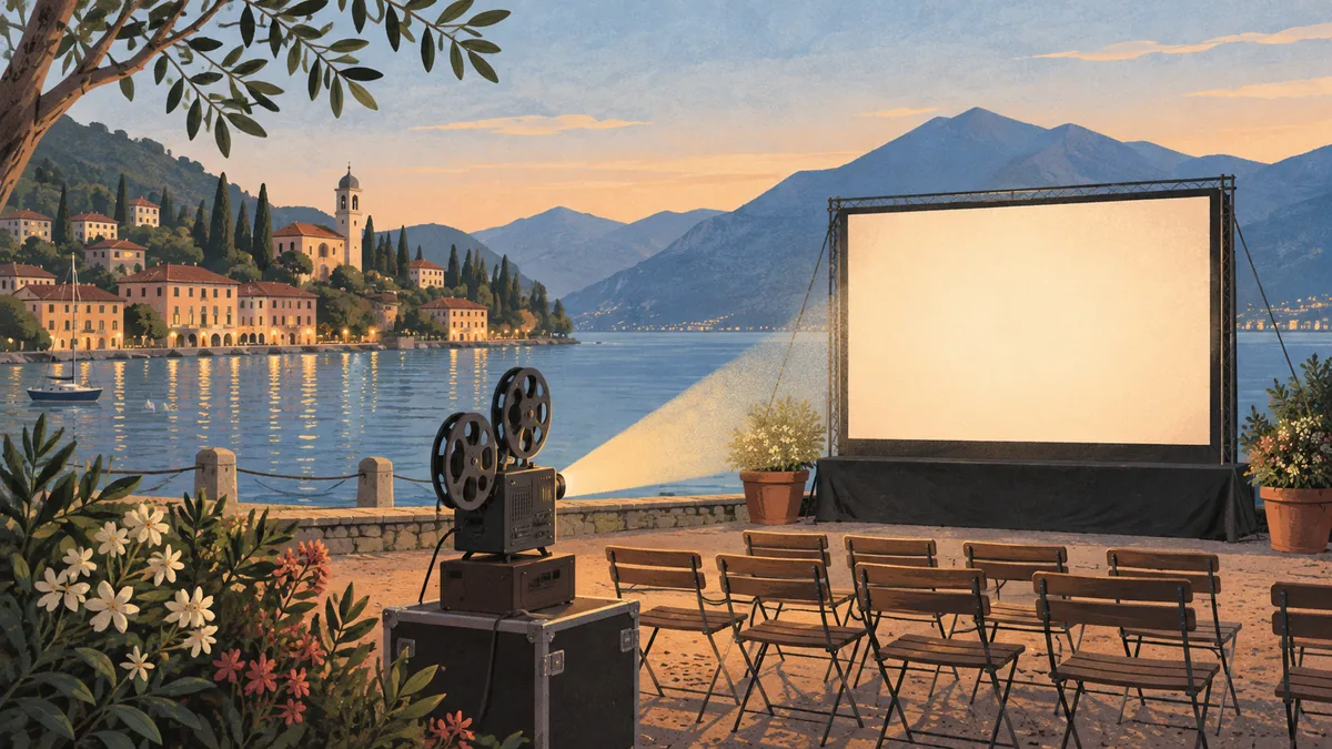 Coop Open Air Cinéma — Immagine illustrativa generata con IA