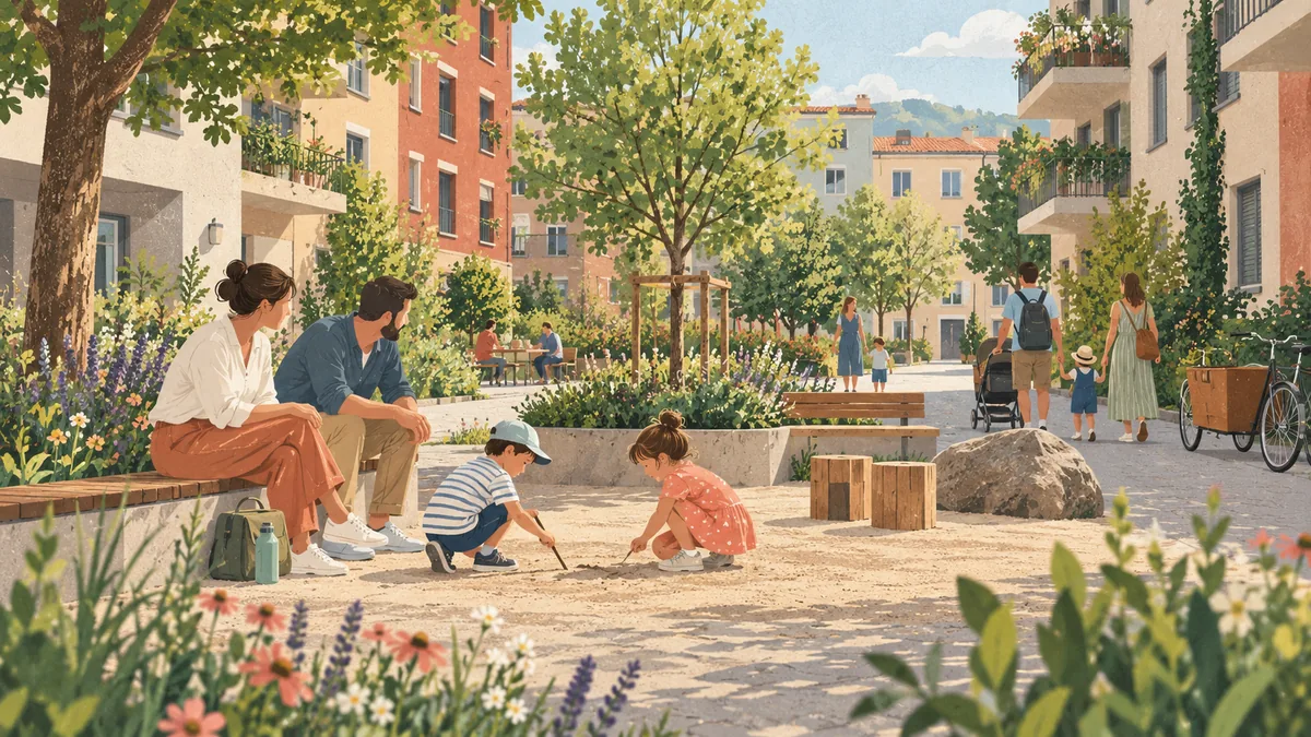 Kindertisch — Image illustrative générée par IA