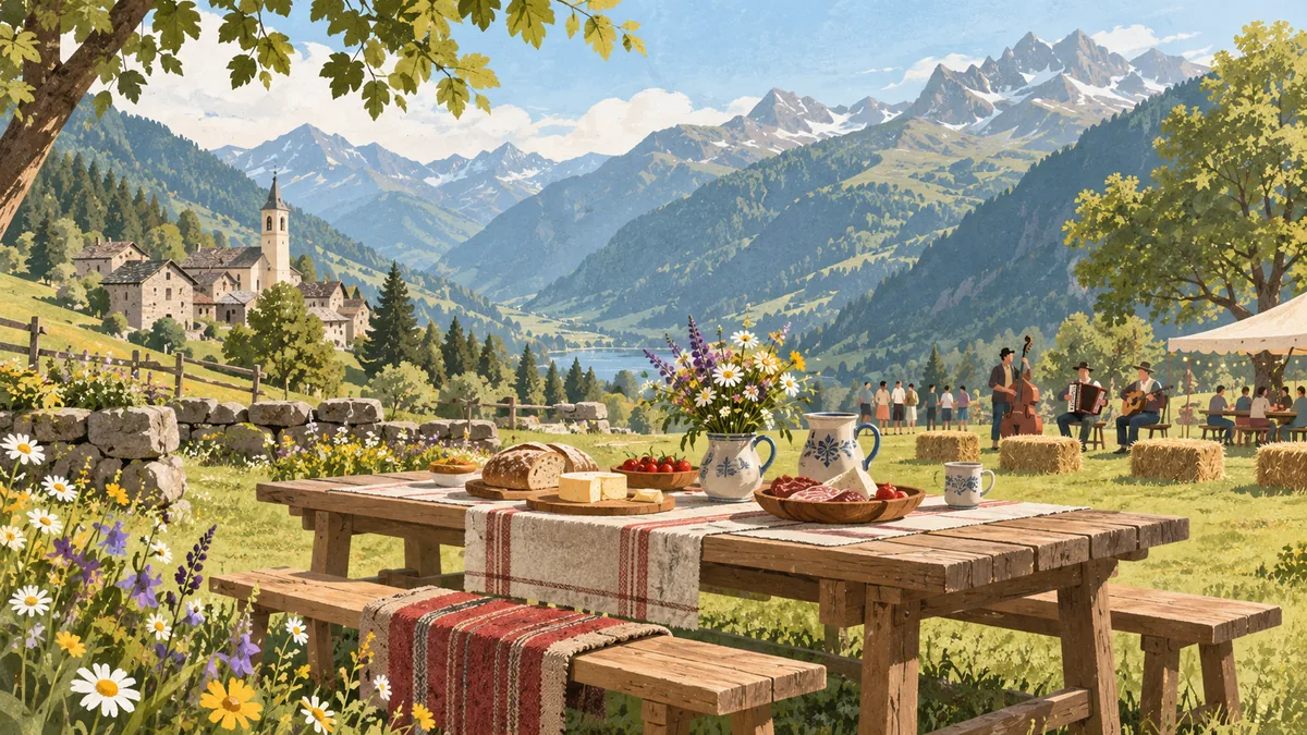 16. Plauschwettkampf des Rettungskorps Schwende — Image illustrative générée par IA