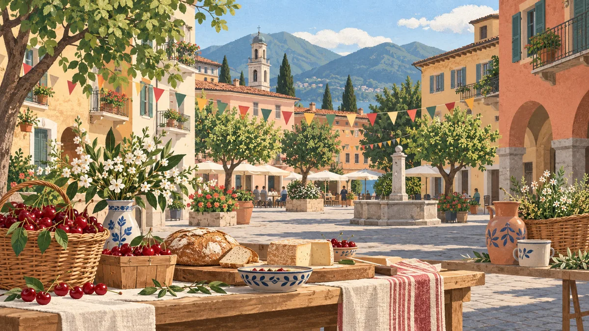 Marché des artisans au Ring — Image illustrative générée par IA