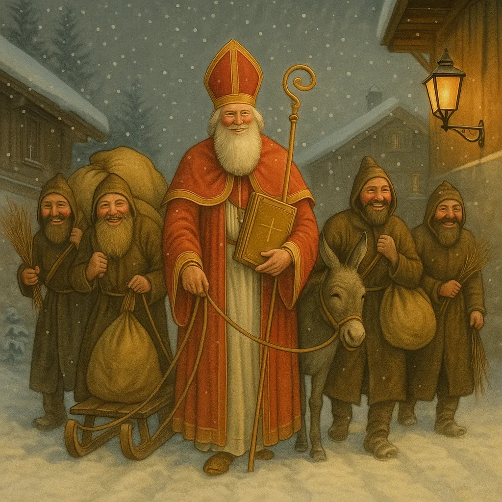 Le Saint Nicolas à Loèche-les-Bains