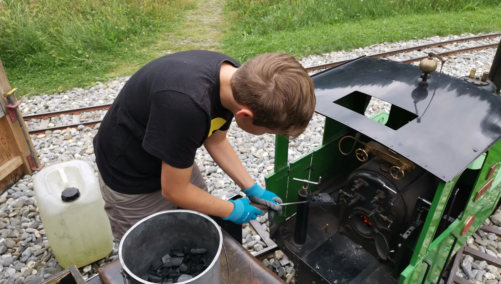 Erlebnis Dampflokomotive für Kinder Kinderprogramm