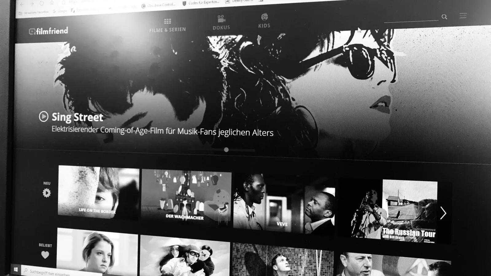 Digitale Angebote - Film und Musik
