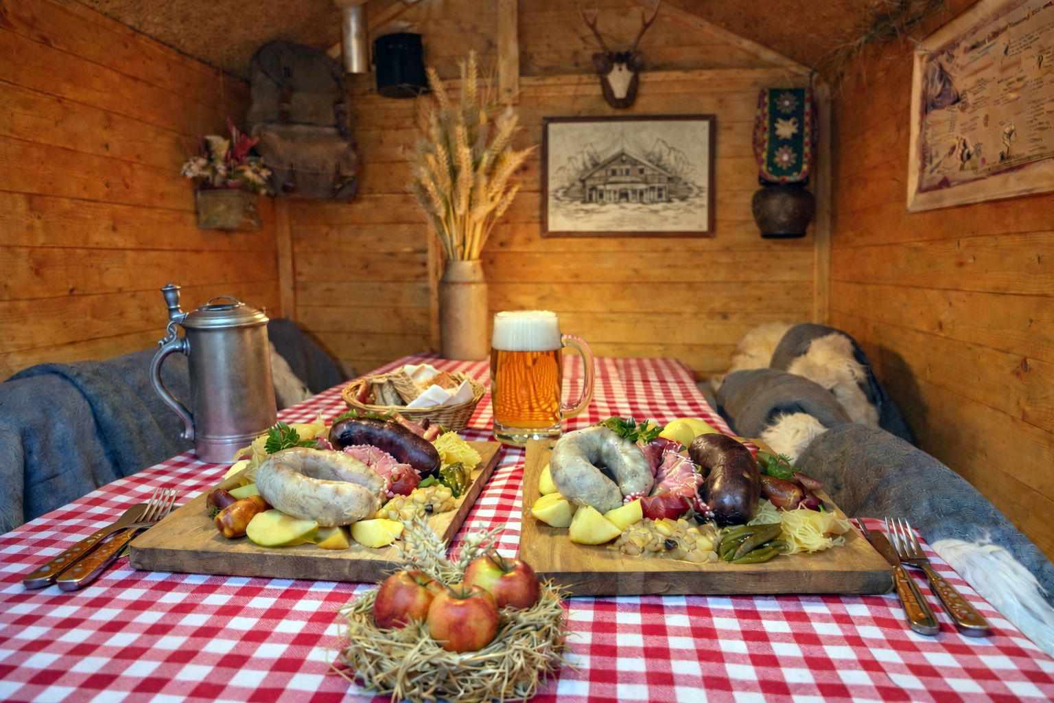Cabanes de boucherie à Zoug