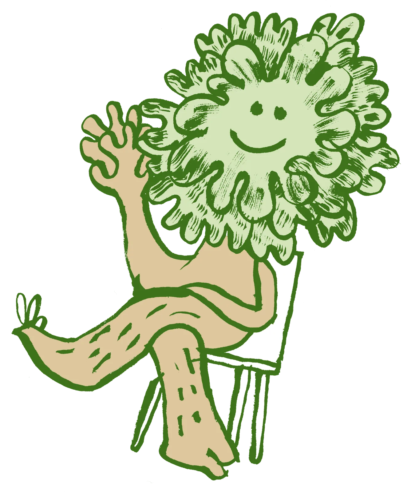 La forêt prend vie ! Et si les arbres avaient un visage ?...