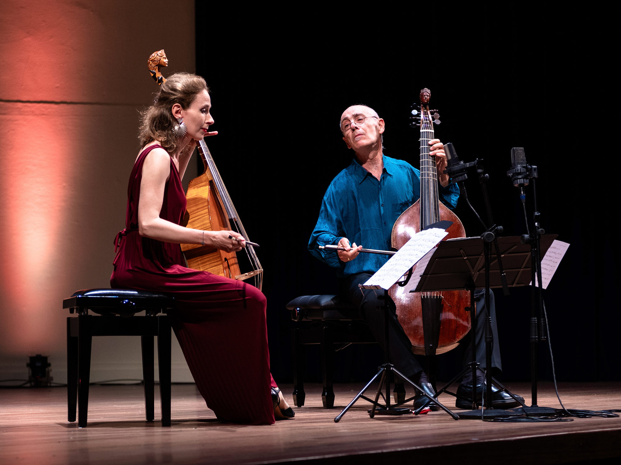 "Les Joyes des Elisées", Viola da Gamba Duo Paolo Pandolfo und Amélie Chemin