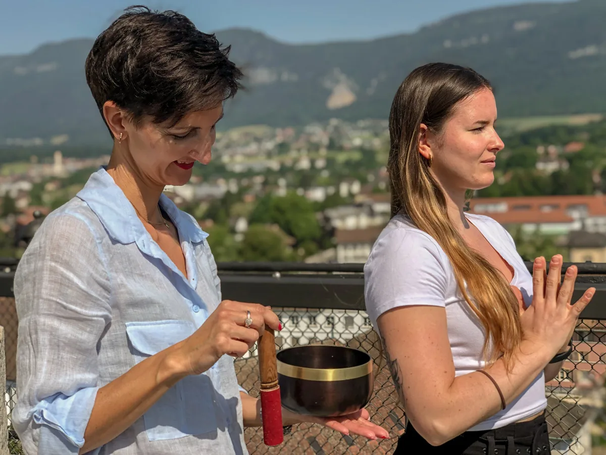 Turmmeditation zum Sonnenuntergang