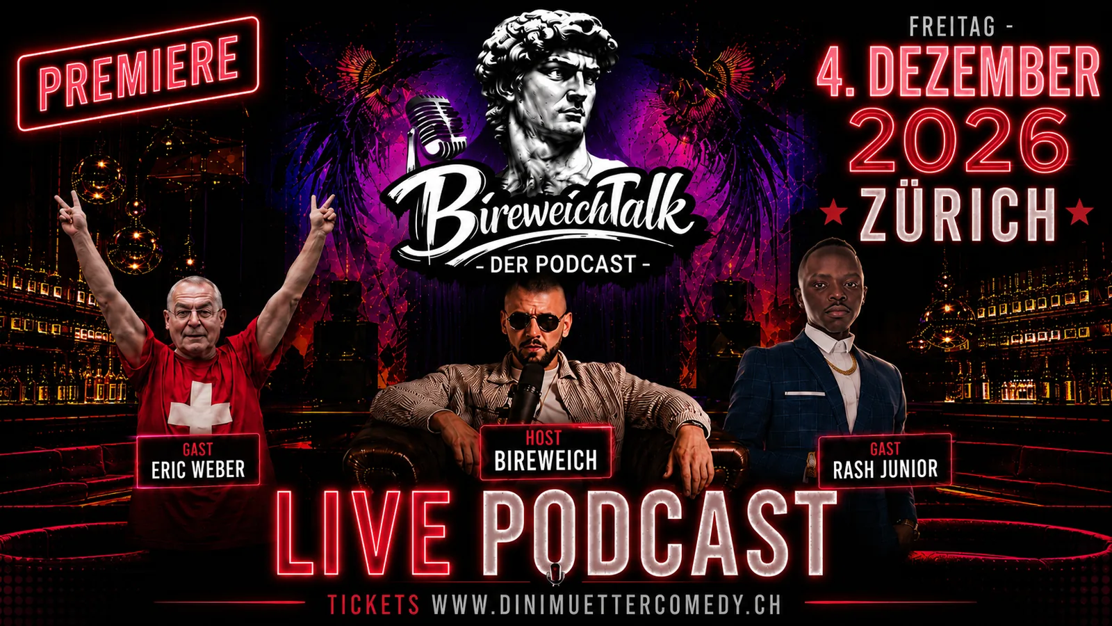 Bireweich Talk - Live Podcast (Gäste: Eric Weber, Rash Junior)