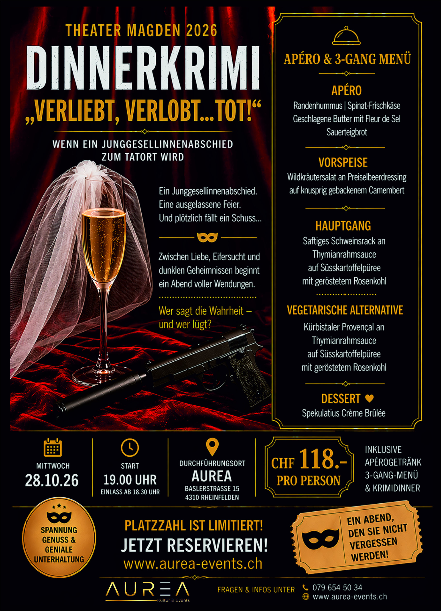 Krimi-Dinner - Verliebt, Verlobt... Tot!