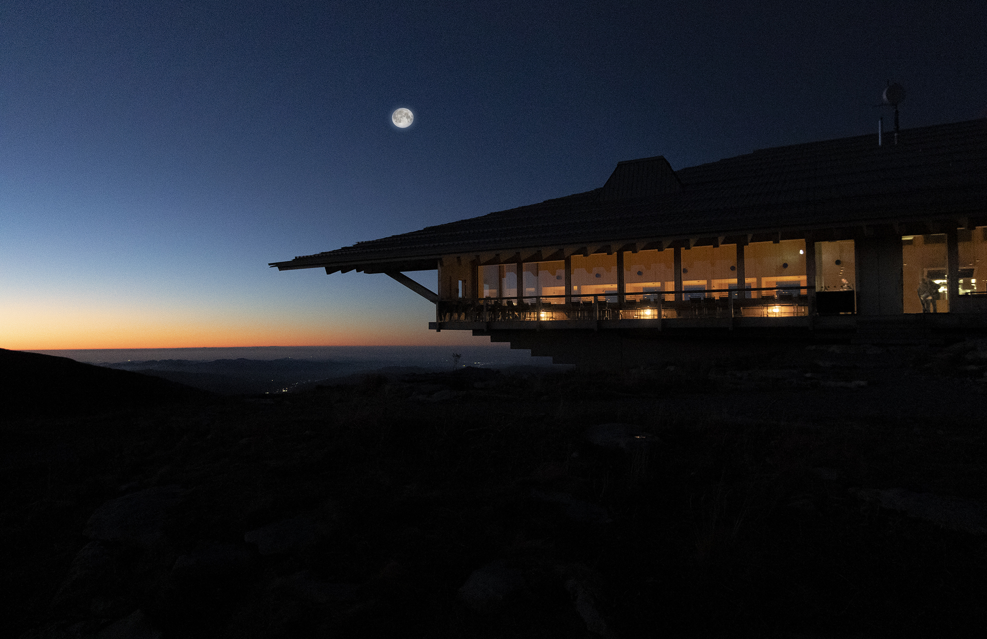 Vollmond Dinner auf dem Chäserrugg