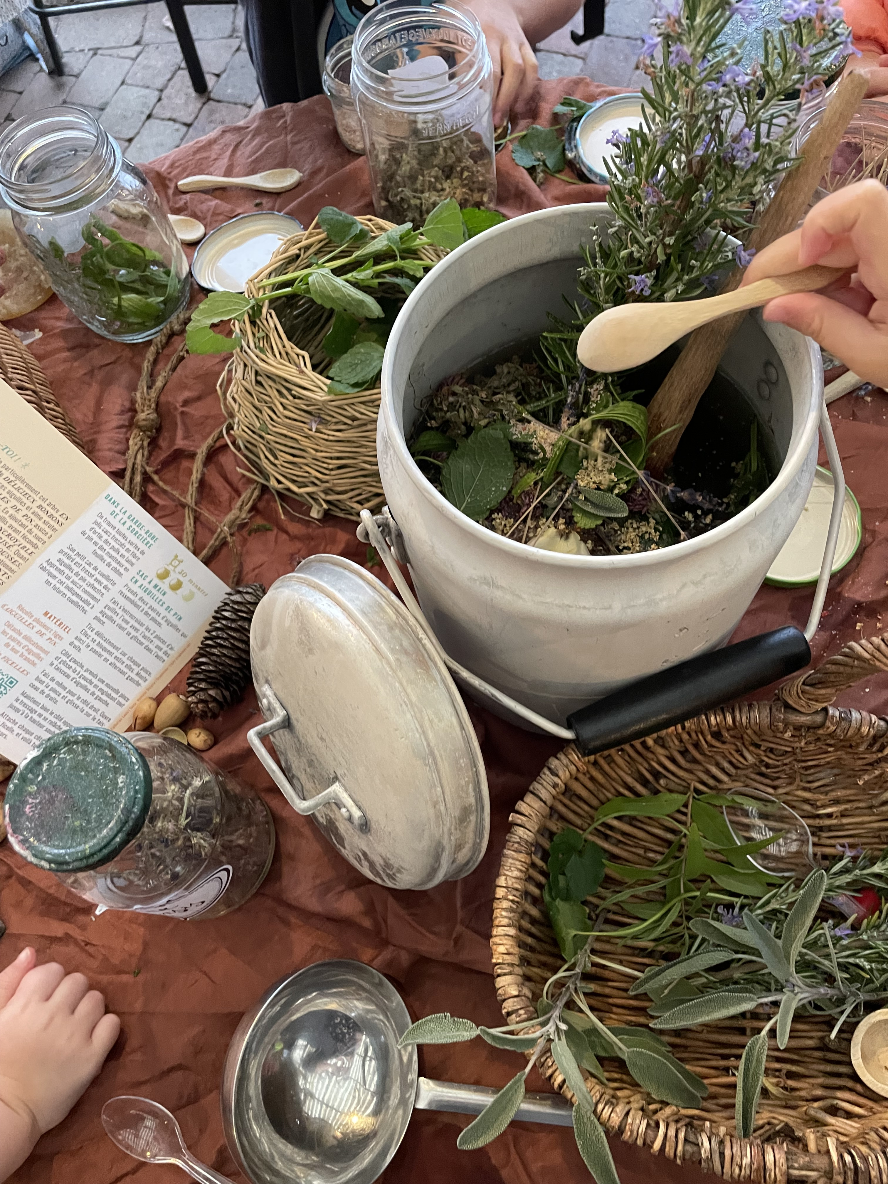 CréAgoûter sauvage d’automne en duo parent-enfant