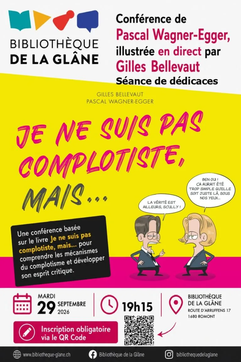 Bibliothèque de la Glâne | Conférence – Conférence & dédicaces