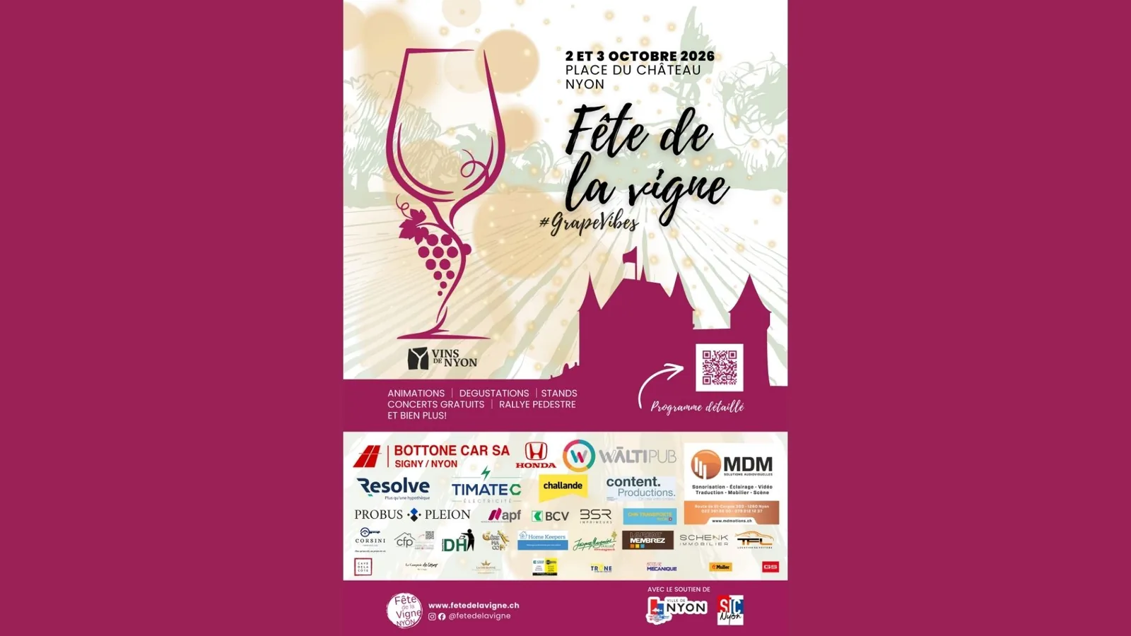 Fête de la Vigne à Nyon