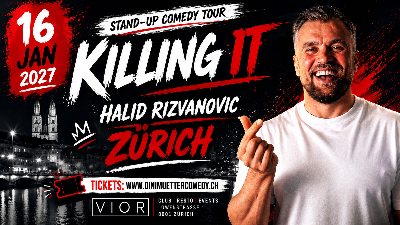 StandUp Comedy: Halid TV - Killing it