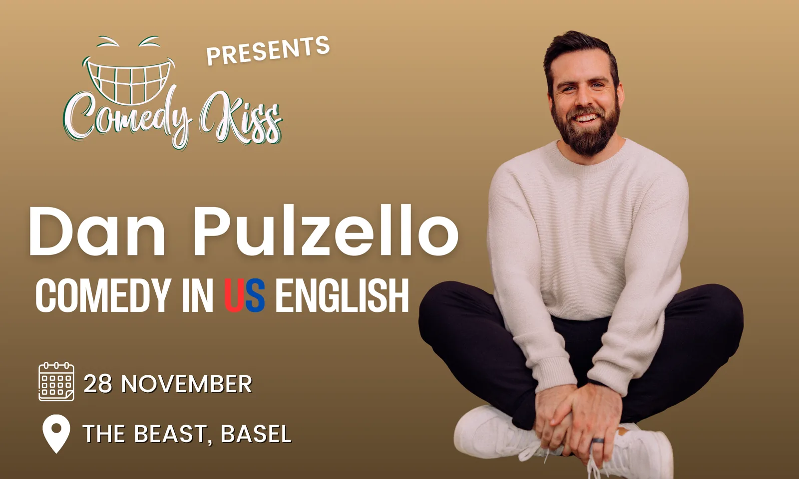 Comedy Kiss Presents: Dan Pulzello - Comedy in US English