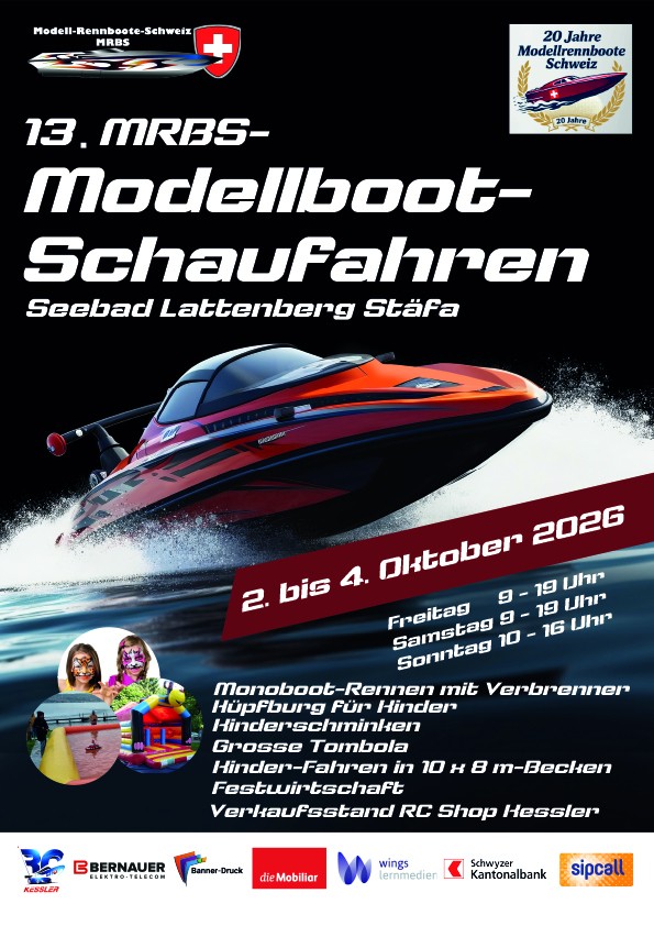 13. Powerboat-Treffen / Modellboot Schaufahren in Stäfa 2026