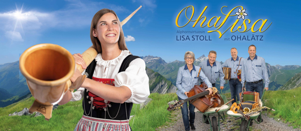 Klostersommer Rüeggisberg - Alphornvirtuosin Lisa Stoll mit der Kapelle Ohalätz