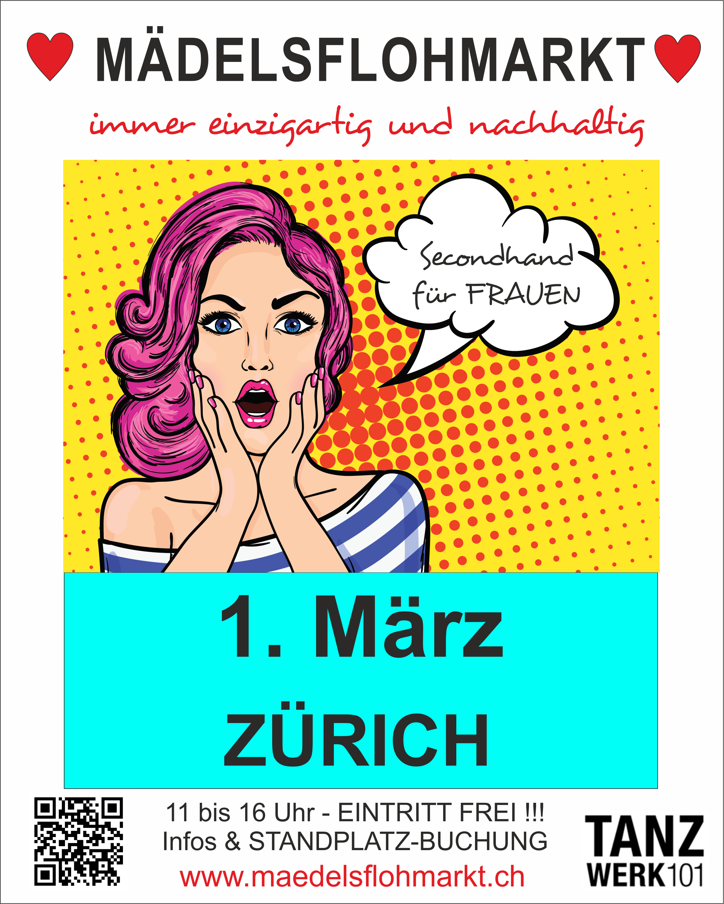 MÄDELSFLOHMARKT -  Flohmi von und für FRAUEN - in ZÜRICH