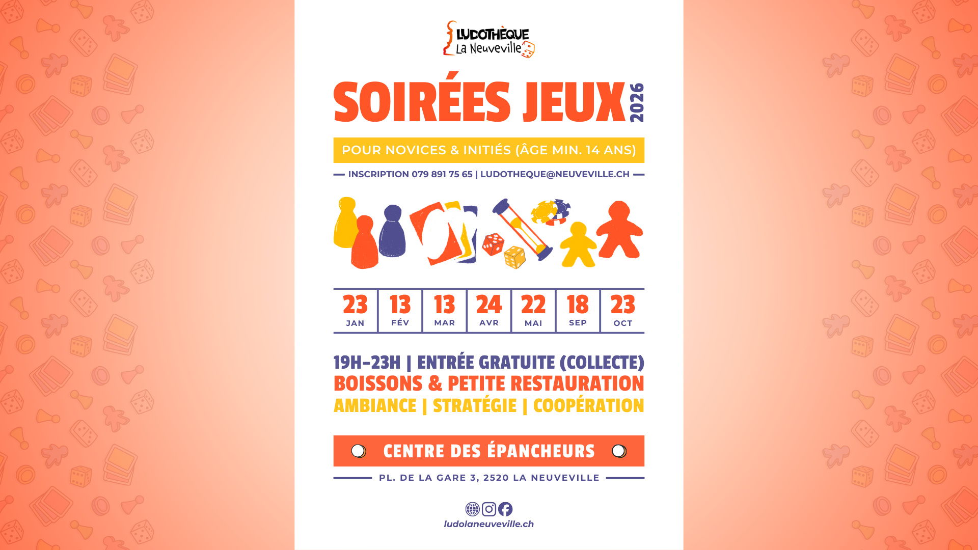 Soirée jeux de société à La Neuveville