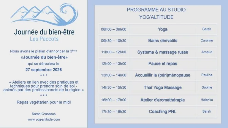 3ème Journée du bien-être