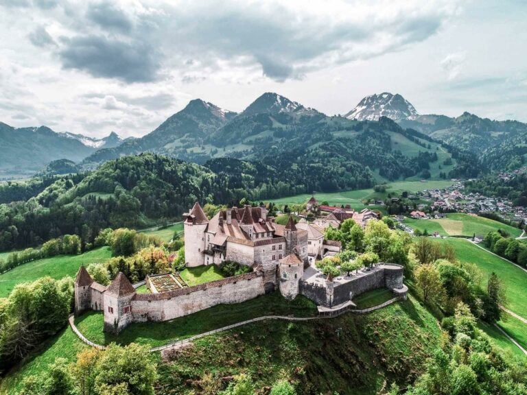 Swiss Castle Day in Gruyères