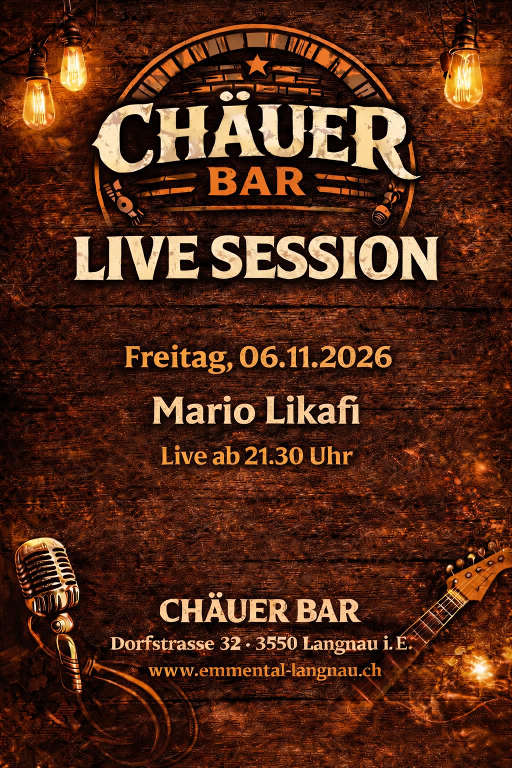 Musique live au Chäuer Bar
