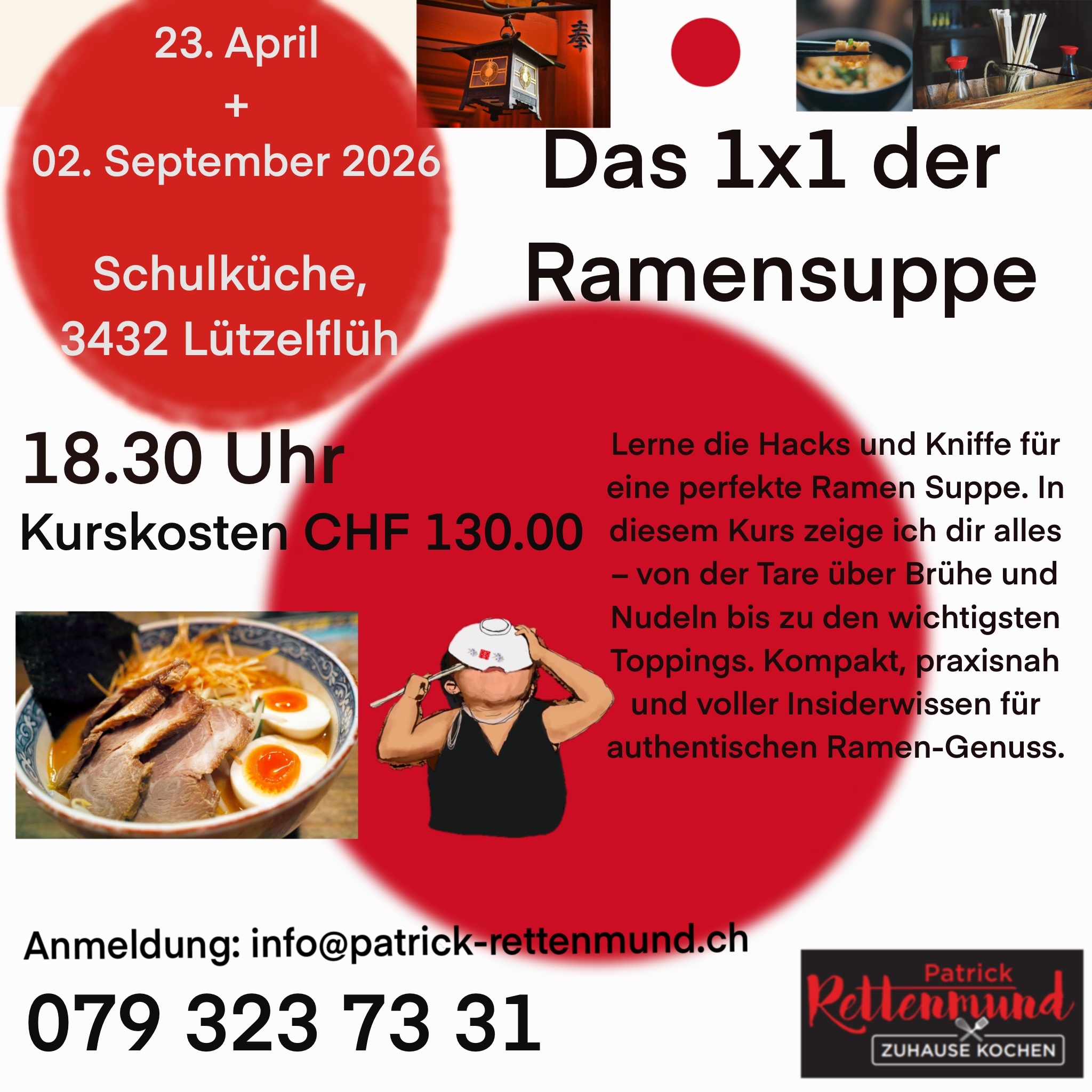 Kochkurs Das 1 x 1 der Ramensuppe