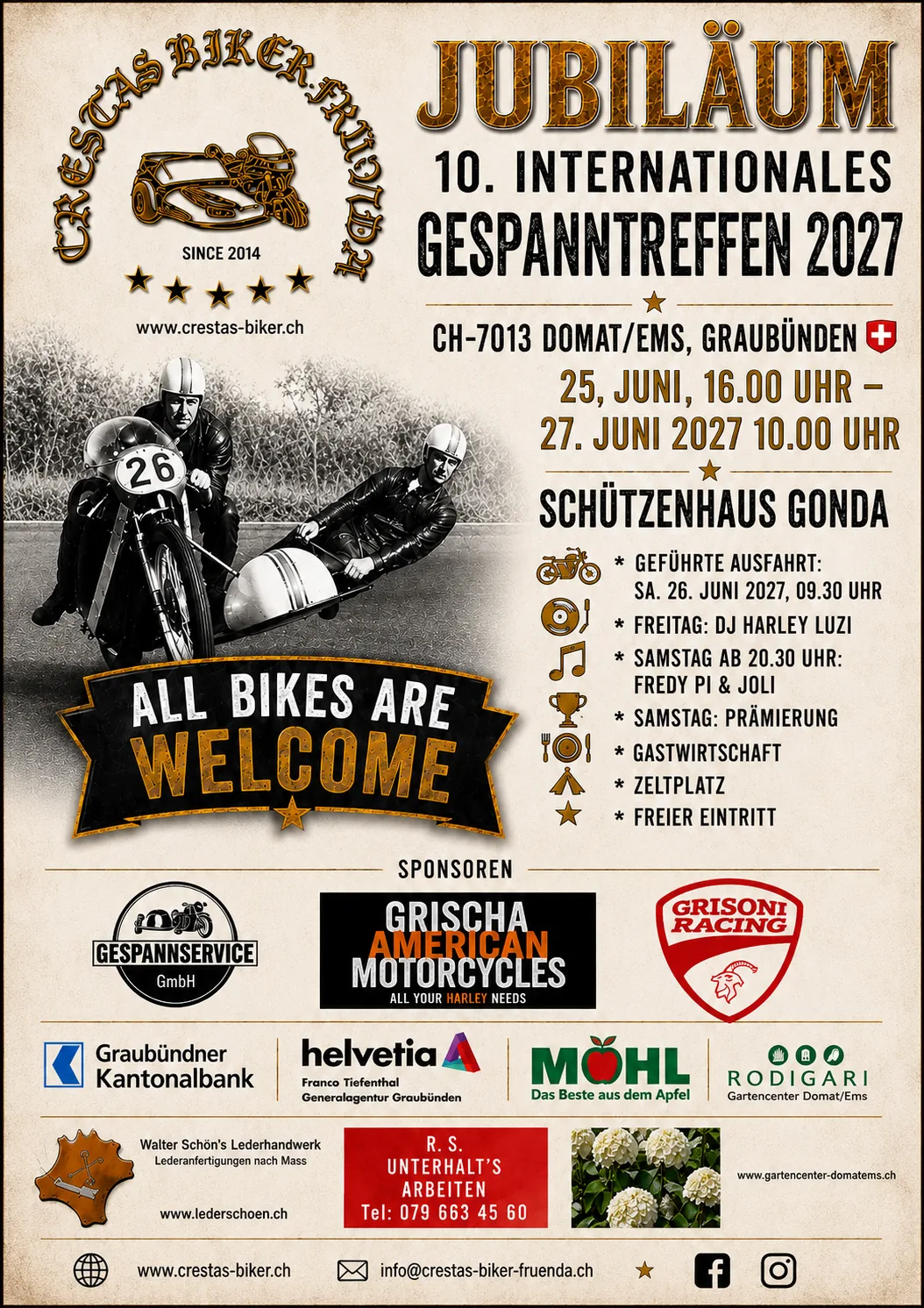 Jubiläum - 10. Internationales Gespanntreffen 2027
