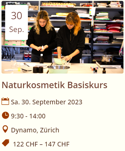 Naturkosmetik selber herstellen Basis Kurs