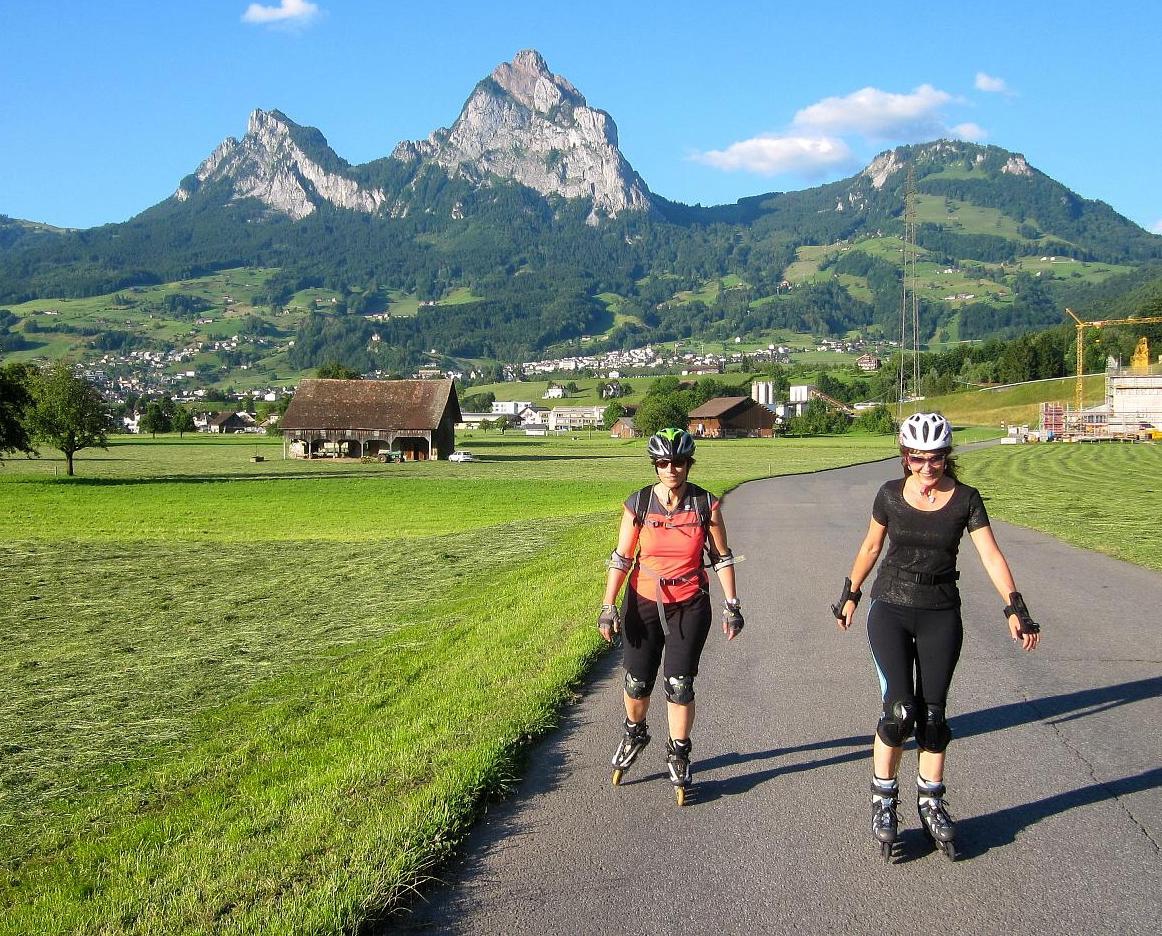 Tour en roller guidé pour le plaisir dans la région de Schwyz