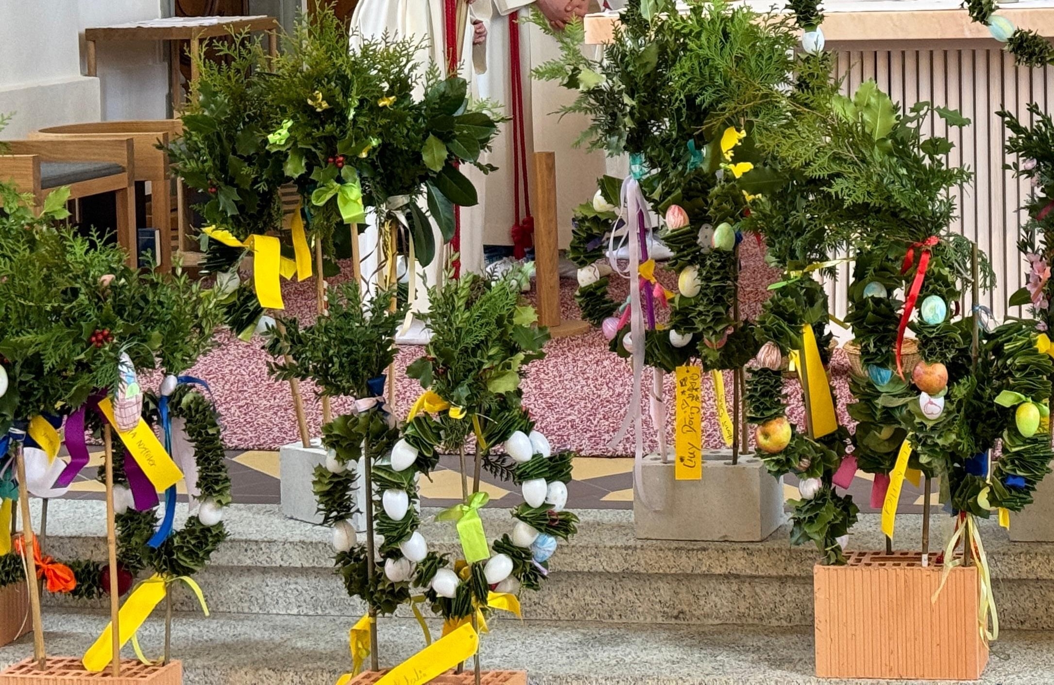 Palmbinden für Palmsonntag