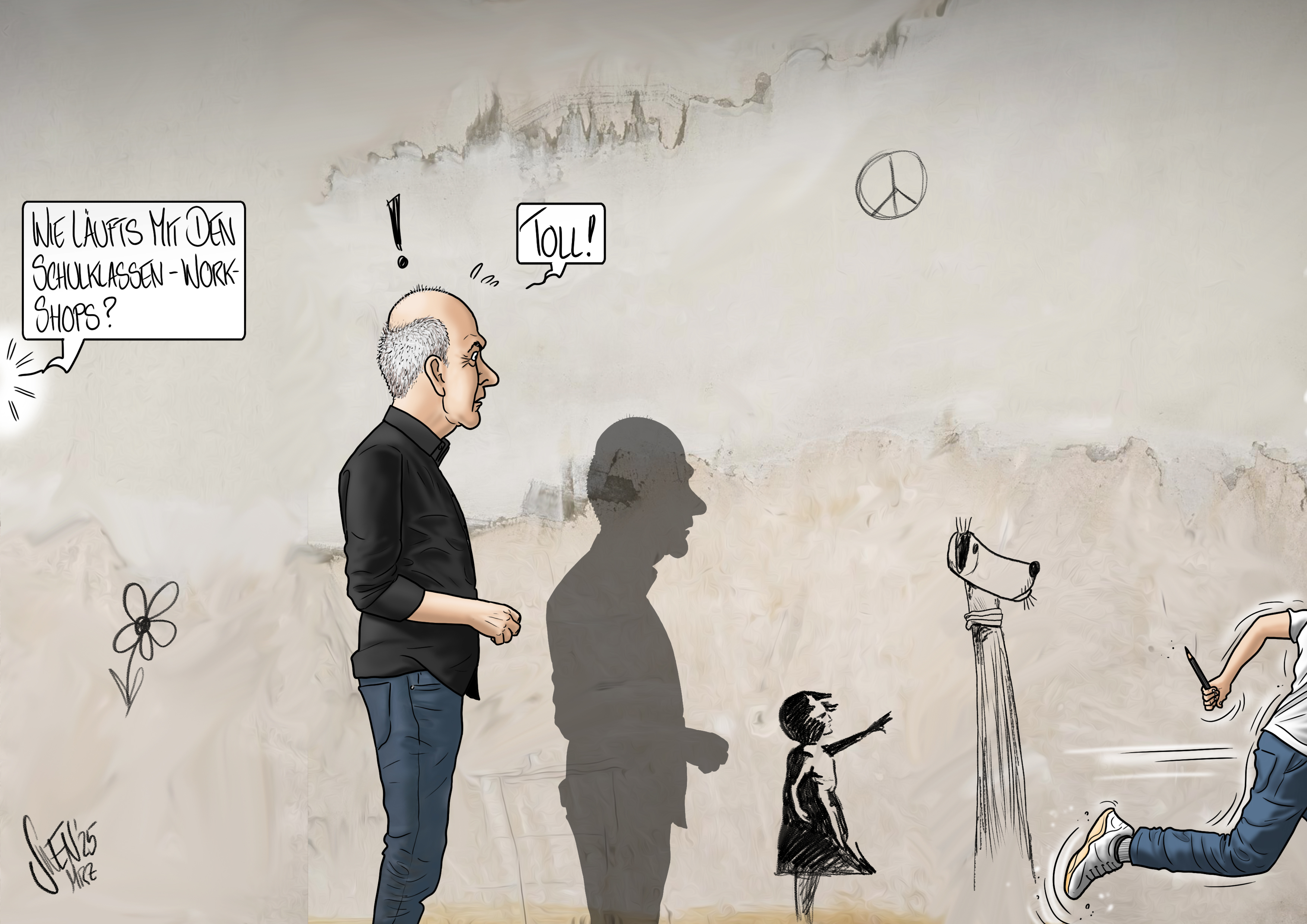 Silvan Wegmann – Langmatt cartoons 2024 to 2026