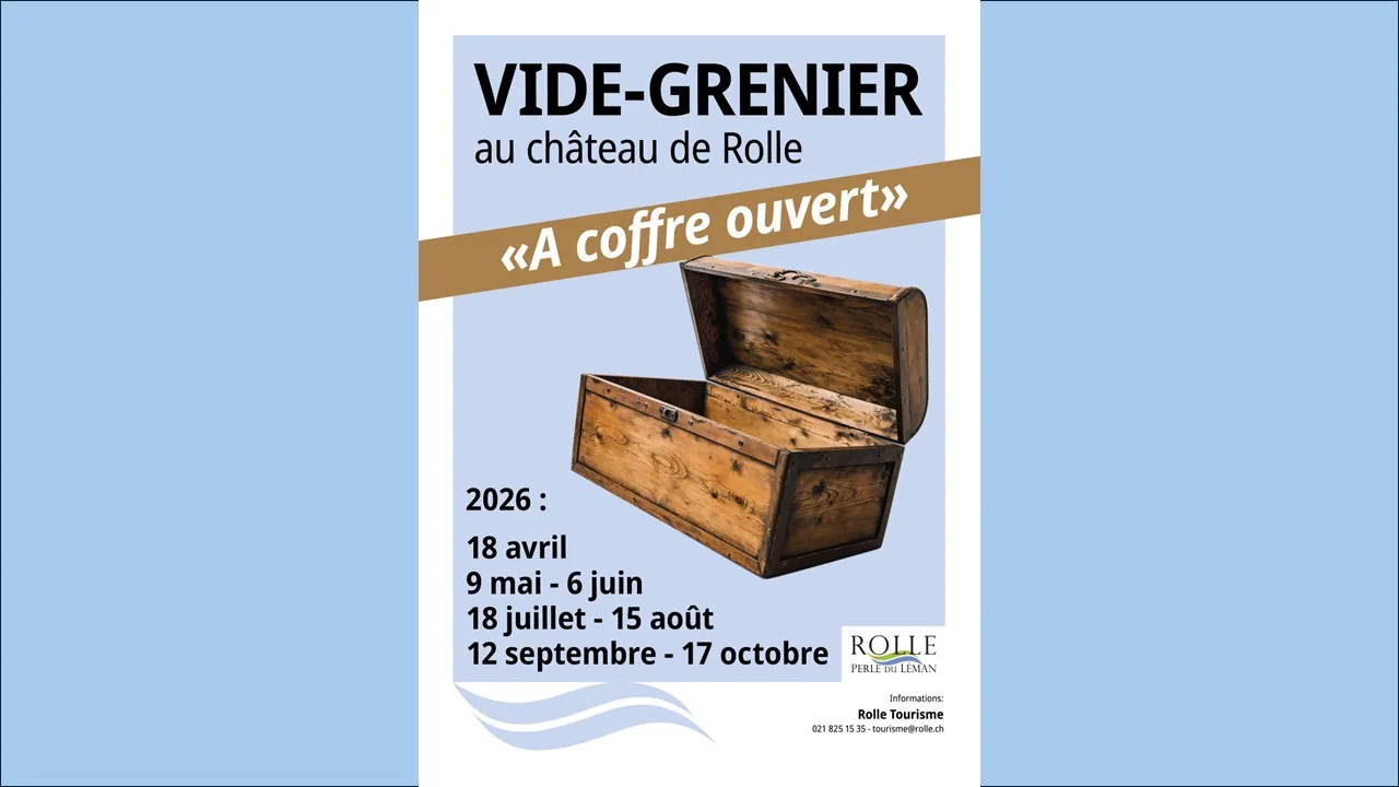 Vide-grenier "A Coffre Ouvert" de Rolle