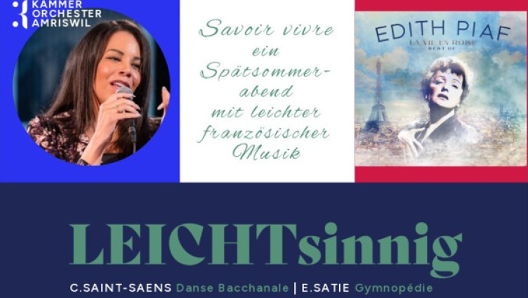 Kammerorchester Amriswil & Sara Abrigada - Openairkonzert LEICHTsinnig